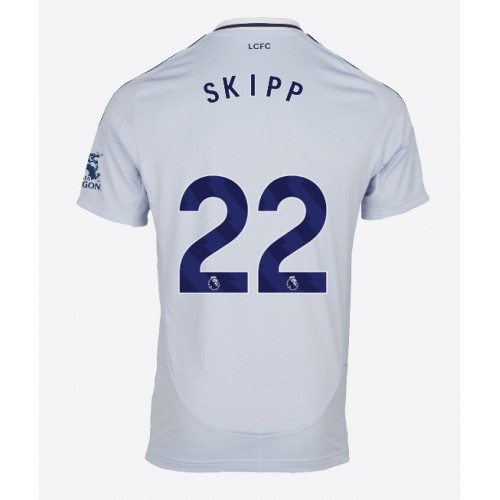 Fotbalové Dres Leicester City Oliver Skipp #22 Alternativní 2024-25 Krátký Rukáv